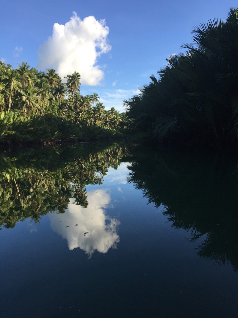 The serene and calm Abatan River